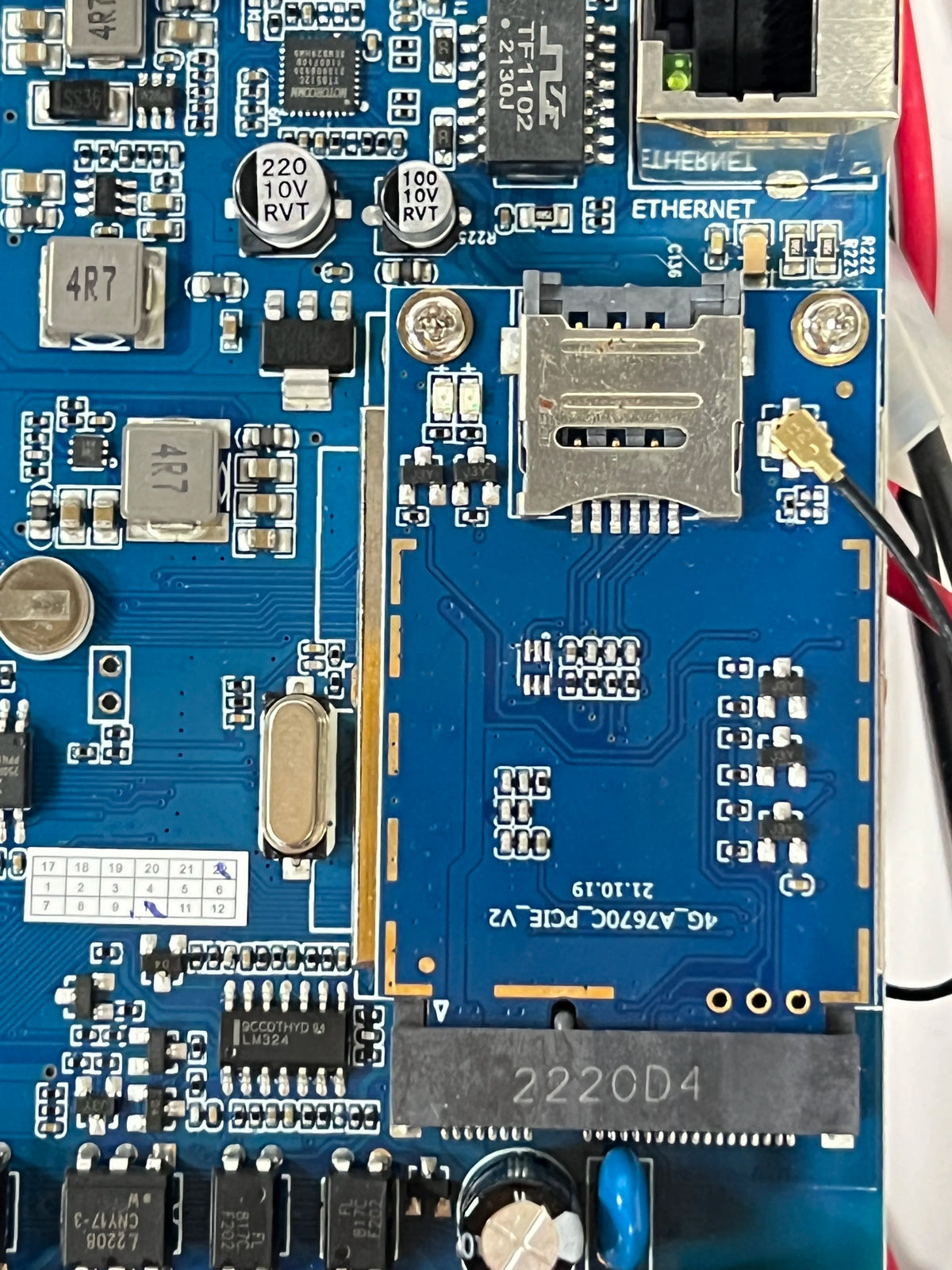 Focus FC-7668Pro TCP IP Security GSM Alarm 96 Wired Smart Home Smart System PCB ONLY