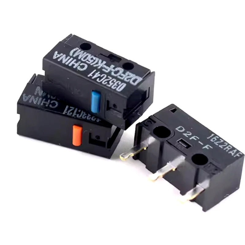 5-10PCS/Lot D2F D2FC Mouse button Microswitch D2F-01  D2F-F D2F-01F-T  D2FC-F-K 50M D2FC-F D2FC-F-7N 10M 20M D2FC-F-K(50M)