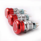 16MM 19MM 22MM 1NO1NC 3Pin 6Pin Mushroom Head Turn-Reset Stainless Steel 304 Metal Emergency Stop Button Switch