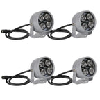 2023 4 Array LEDs IR Illuminator Light 850nm Infrared Waterproof Night Vision CCTV Fill Light DC 12V For CCTV Security Camera