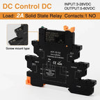 DC Control AC Slim Interface Solid State Relay Module DIN SSR Slim Relay DC Control DC 41F-1Z-C2 C4 SSR Relay DIN Rail