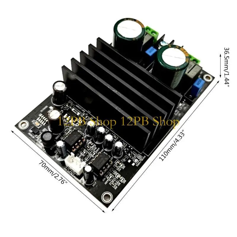 12PB Power Amplifier Board,2.0 Channel 300W +300W, 24-40V Power Amplifier Module TPA3255 for Store Home Theater