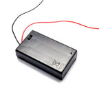 1X 2X 3X 4X AA Power Battery Storage Case Holder Socket DIY UM3 1.5V Dual AA LR6 Container Wt Lead Cables Switch Cover Optional
