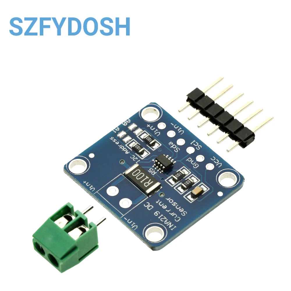 INA219 Bi-directional DC Current Power Supply Sensor Breakout Module DIY 3V-5V IIC I2C Power Monitoring Sensor Module
