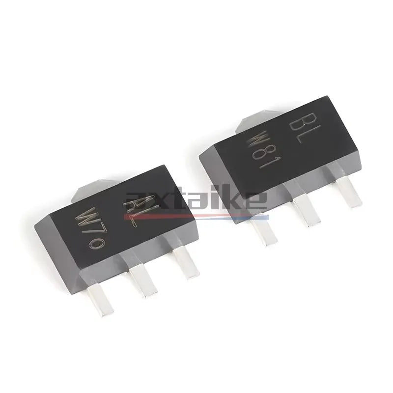 50PCS BCX53-16 AL BCX56-16 BL BCX53 BCX56 SOT-89 BCX53-16,115 SMD NPN PNP 1A 80V 1.3W Medium Power Transistors
