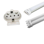 2PCS 2G11 4pin Ultraviolet UV UVC LED CFL Fluorescent Halogen Line Tube Light Base LampHolder Socket