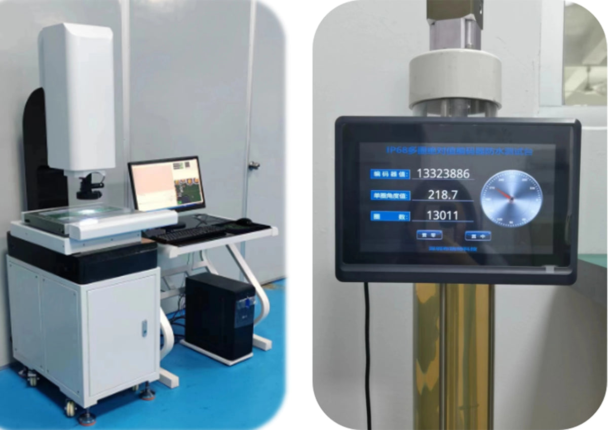 Waterproof Blind Hole Absolute Encoder Magnetic Single/Multi Turn Angle Measurement CAN RS485 Output Power Off Memory