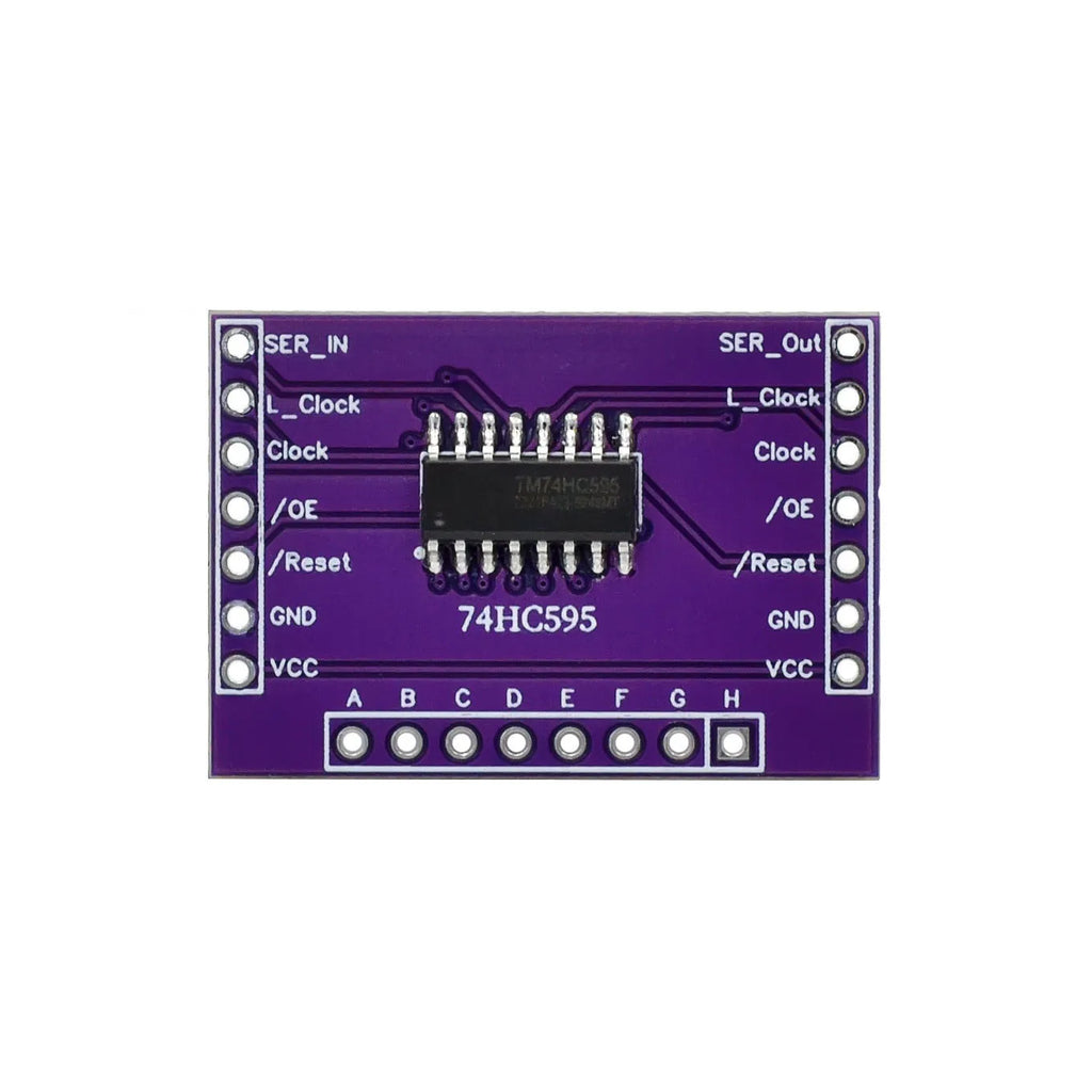 5~100Pcs 74HC595 8 Bit Serial To Parallel Shift Register IC Open Drain CMOS Chip Low Power Serial Output Electronic  Block