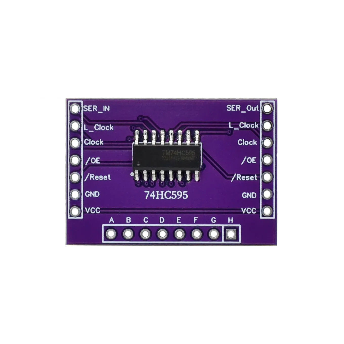 5~100Pcs 74HC595 8 Bit Serial To Parallel Shift Register IC Open Drain CMOS Chip Low Power Serial Output Electronic  Block