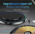 Portable Mini Desktop Wireless Charger Stand Pad For iPhone 17 16 15 14 13 12 Pro Max Samsung S25 Xiaomi Fast Charging Station