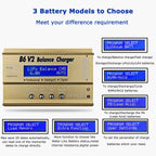 HTRC IMAX B6 V2 Balance Charger  80W Professional Digital Discharger For LiHV LiIon LiFe NiCd NiMH PB Battery RC LiPo Charger