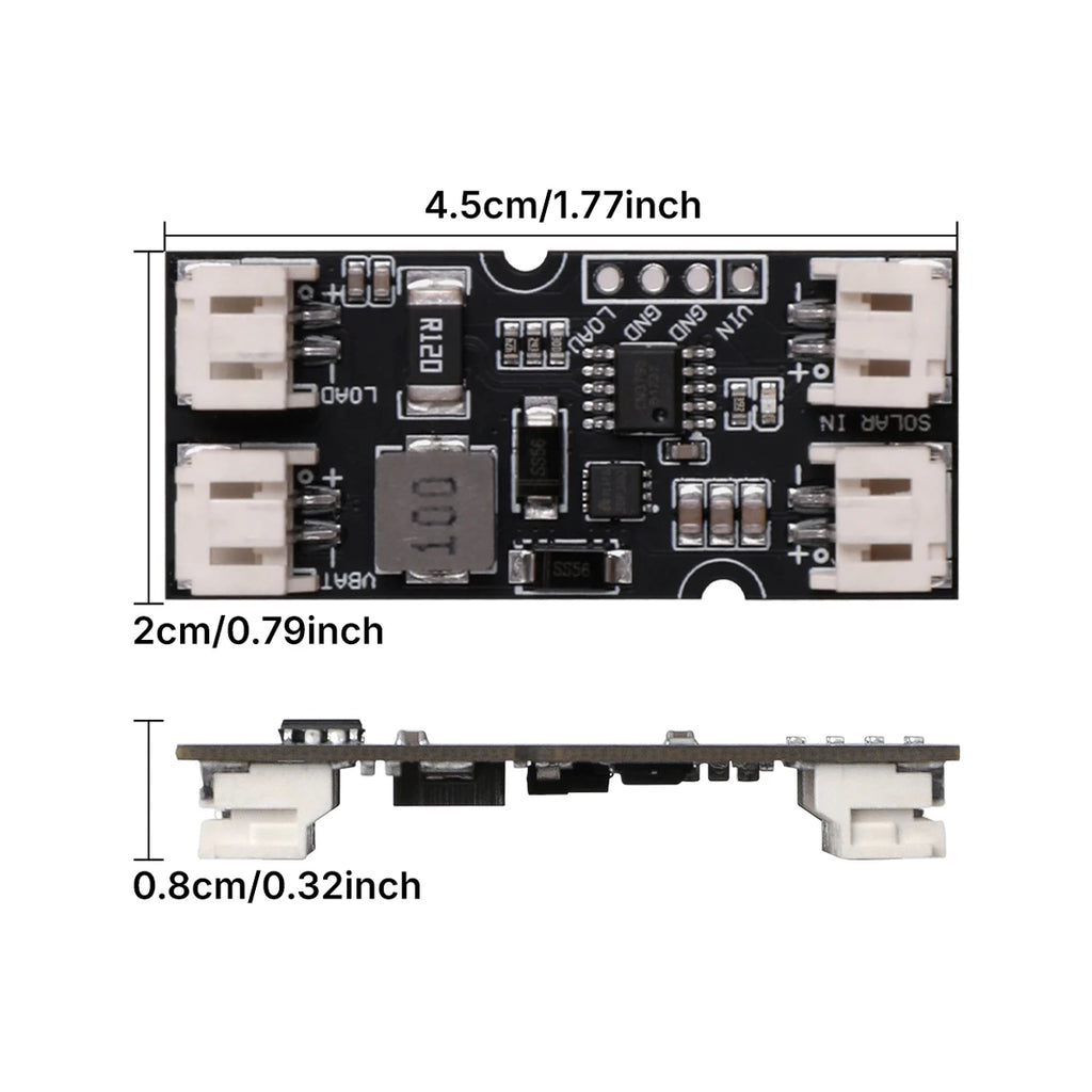 3Pcs CN3795 MPPT Solar Charger Control for 18650 Lithium Battery 4.2V Charge IoT Arduino LoRa Node Solar Panel Regulator Module