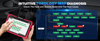 KINGBOLEN K10 Elite / K10 PRO 10" Bidirectional OBD2 Diagnostic Scan Tools Topology Map,40+ Resets,ECU Coding,FCA,CAN FD,DOIP