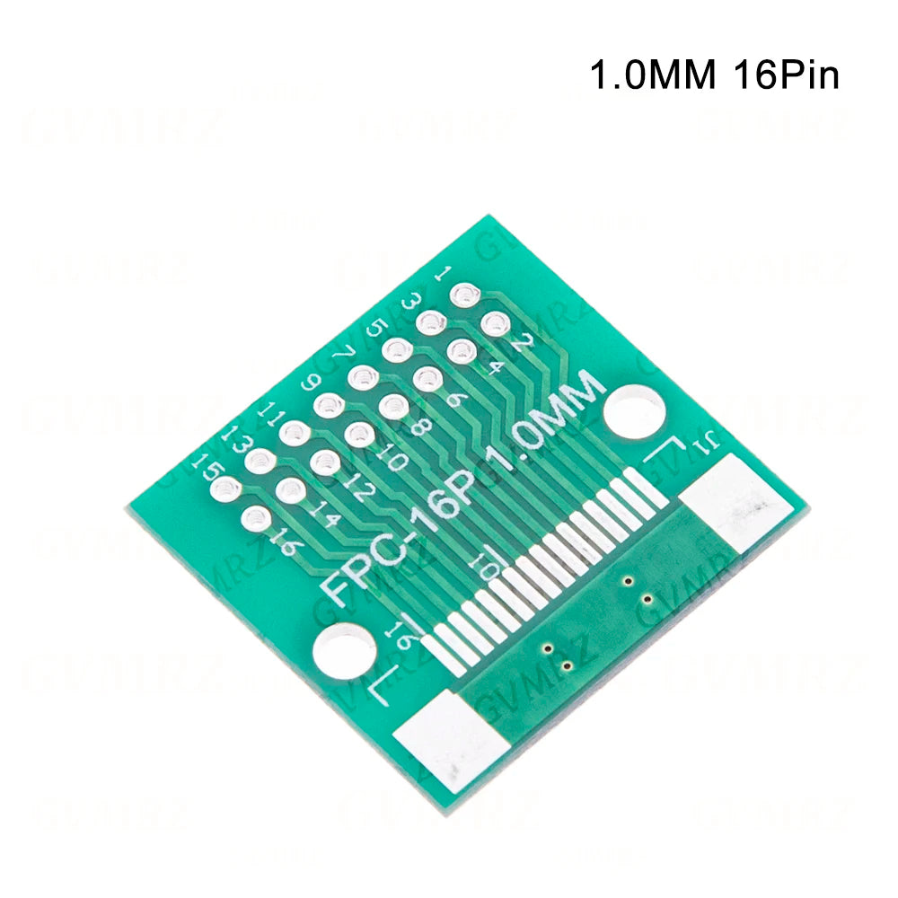0.5mm 1.0mm pitch 20P 24P Connector SMT Adapter to 2.54mm hole FPC FFC Cable Welded board With Pin / Empty Board 6P 8P 10P 12P