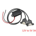12V to 5V 3A15W DC DC Step Down Buck Converter Power Supply Module Type-C Adapter Male Female Micro USB Mini USB for Car ROHS CE
