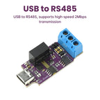 USB to RS485 Isolated Serial Port Module, Automatic Commutation, High-Speed 2Mbps Communication Power Isolation Module Type C
