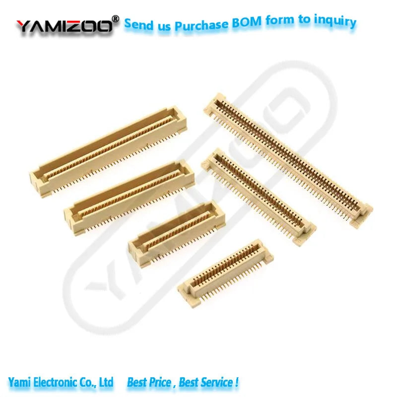 1pcs Board-To-Board Connector BTB Pitch 0.8Mm Dual Row SMD 40P/60/80/100P/120P/140P