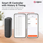 Zigbee IR Remote Control Wireless Universal Infrared Blaster Temperature Humidity Sensor Zigbee2mqtt TUYA Smart Life Automation