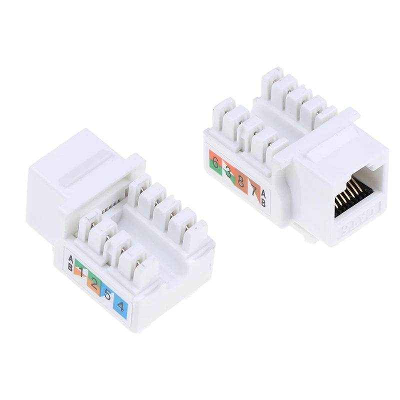 5pc CAT6 RJ45 110 Punch Down Keystone Computer Module Network Ethernet Jack