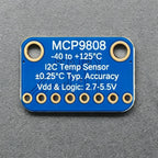 MCP9808 High Accuracy I2C Digital Temperature Sensor Breakout Board, ±0.25°C, -40~125°C, 2.7-5.5V, 8 Addressable I2C