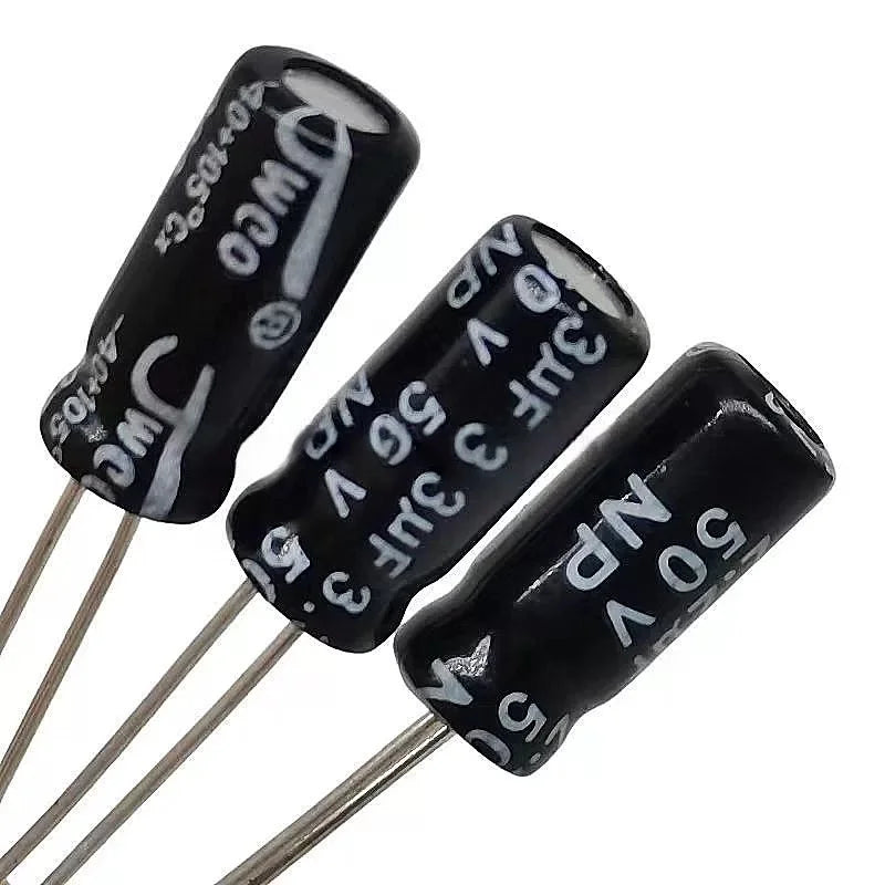 5PCS Audiophile Electrode Electrolytic Capacitor NP 50V 100V 1/2.2/3.3/4.7/6.8/10/22/47UF