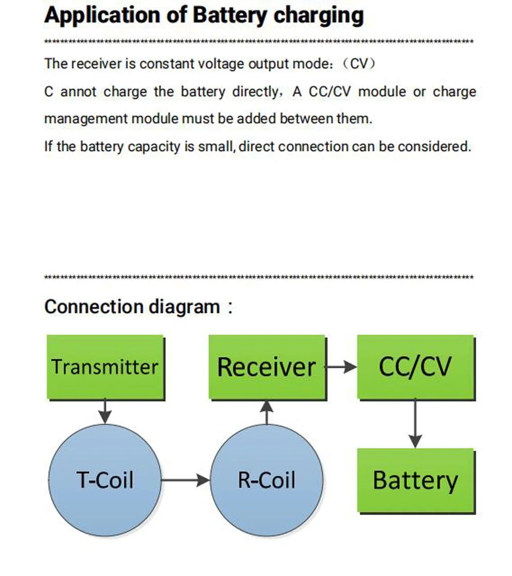 30W 2.5A Wireless Power Supply Module Robot Wireless Charging Dc 12V 24V Coil Charge Transmitter + Receiver