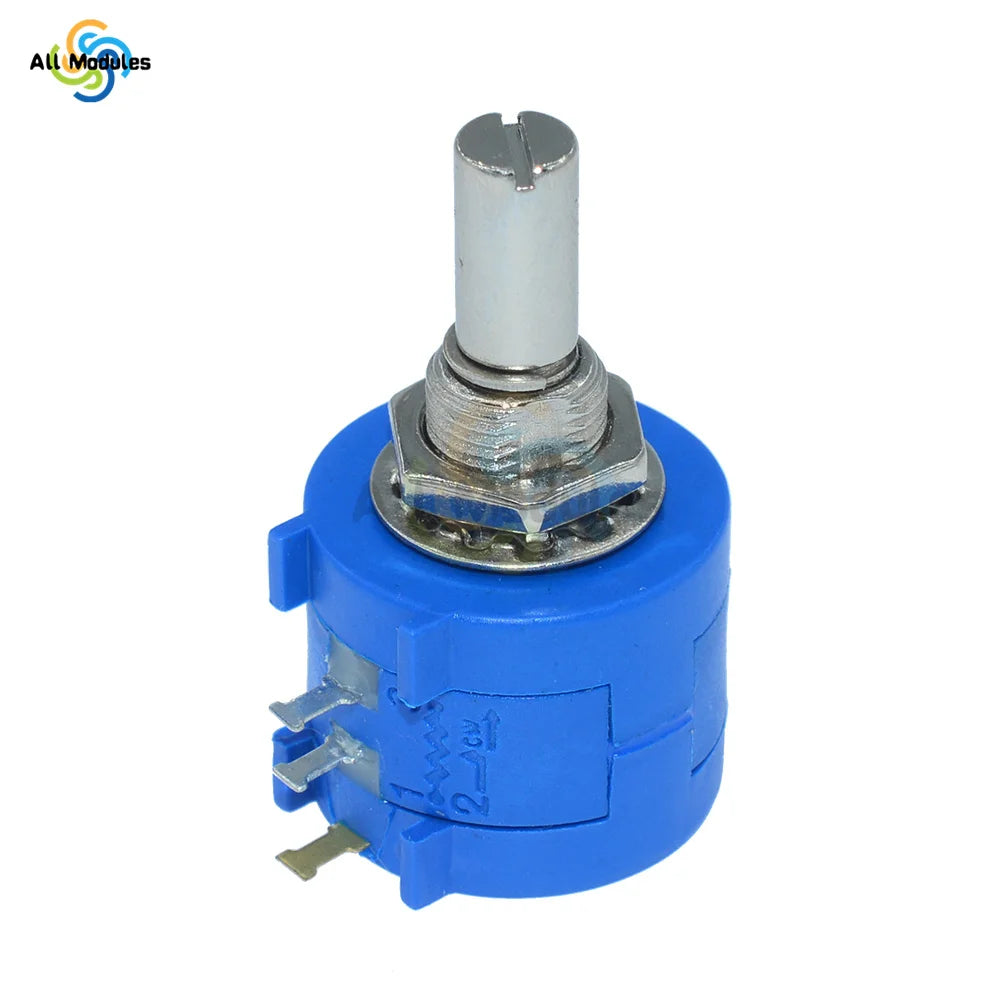 3590S Multiturn Potentiometer 500 1K 2K 5K 10K 20K 50K 100K Ohm Wirewound Potentiometer Adjustable Resistor 3590 102 202 502 103