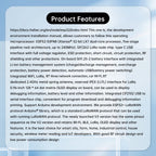 ESP32 Development Board Dual Core WiFi Bluetooth LoRa Microcontroller with OLED Display for Arduino IoT Projects