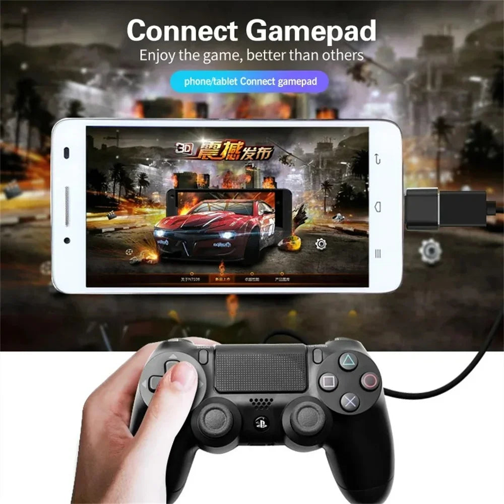 1-20 Pcs USB 3.0 to Type C Adapter OTG Converter USB-A Male to USB-C Female for Samsung Xiaomi POCO MacBook Pro Table