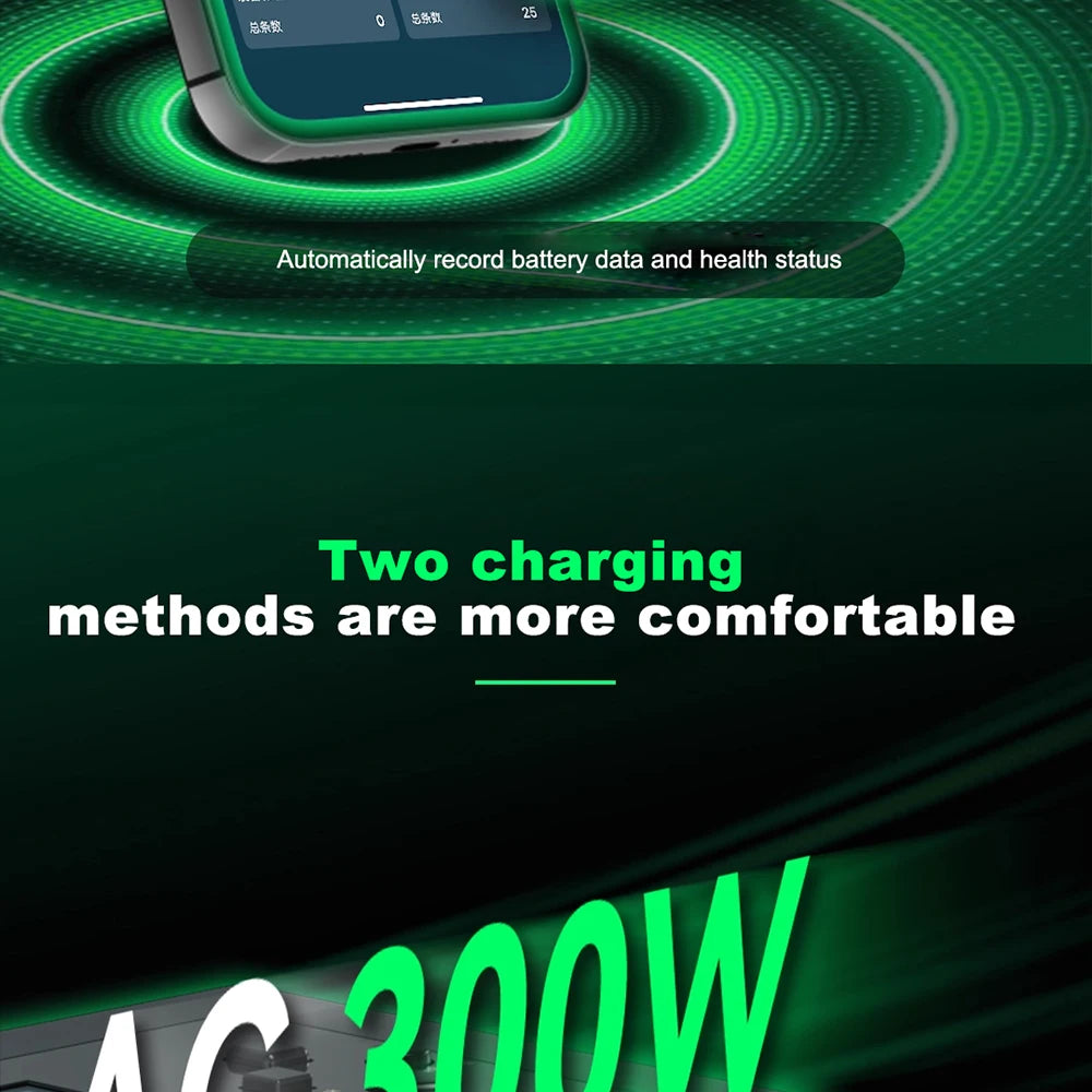Gens Ace IMARS D300 PLUS Lipo Battery Charger Dual Channel Intelligent Balanced Charger 6S Battery AC300W