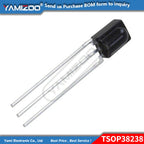 5PCS TSOP38238 IR 38238 P38238 OP38238 TSOP34138 TSOP34838 TSOP4838 TSOP1738 IRM3638T IRM3638 VS1838 TSOP4836