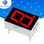 1~10PCS 0.56-Inch 1-Digit 7-Segment Digital Tube: Red LED, Common Cathode Display