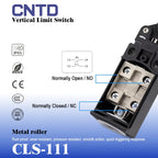 CNTD CLS‑1 Industrial Limit Switch CLS‑111 CLS‑112 CLS‑127 IP65 1NO+1NC 250VAC Waterproof Travel Switch for Automation Machinery