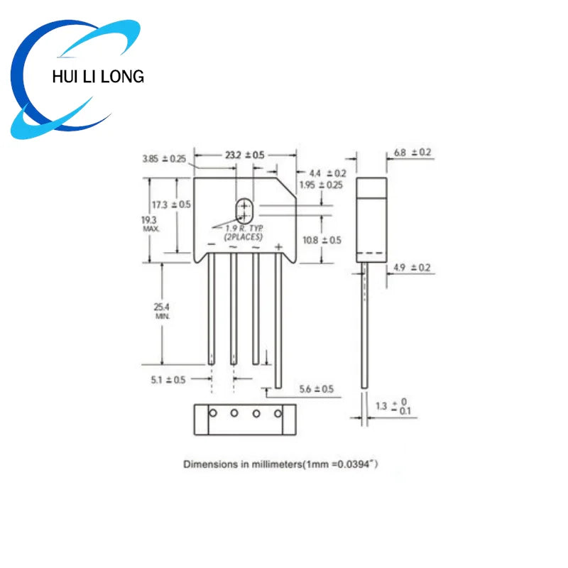 5PCS KBU1010 KBU-1010 10A 1000V diode bridge rectifier KBU1510 KBU808 KBU810 KBU606 KBU608 KBU610 KBU806 KBU2510 KBU1510 KBU3510