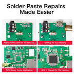 KELLYSHUN Solder Paste, Leaded Syringe Welding Paste, for Soldering BGA LED SMD Containing Silver Sn63 Electronics Tin Paste