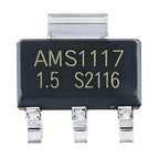 50/100Pcs AMS1117-1.2V 1.5V 1.8V 2.5V 3.3V ADJ SOT-223 SOT-89 AMS1117CD-5.0 TO-252 Adjustable/Fixed Low Dropout Linear Regulator