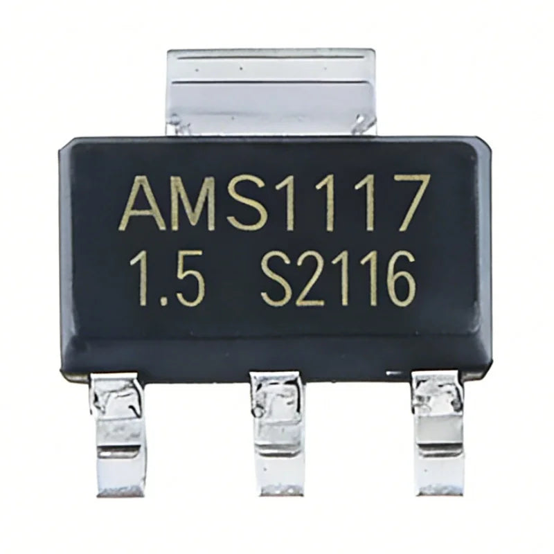 50/100Pcs AMS1117-1.2V 1.5V 1.8V 2.5V 3.3V ADJ SOT-223 SOT-89 AMS1117CD-5.0 TO-252 Adjustable/Fixed Low Dropout Linear Regulator