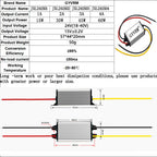 Step Down DC DC 24V to 12V 13.8V 15V 19V 20V  Buck Converter 36V to 12-20V 1-4A DC DC Converter 24V to 12V Converter 5A 60W