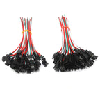 30/50/100pairs 2pin 3pin 4pin 5pin 6pin 15cm JST SM Connector Quick Male/Female Extension Cable For Lamp Driver CCTV Led Strip