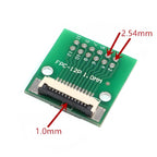 FPC FFC Flexible Cable Adapter Board 1.0mm Pitch Connector SMT to 2.54mm 4P/6P/8P/10P/12P/14P/16P/20P/24P/26P/30P