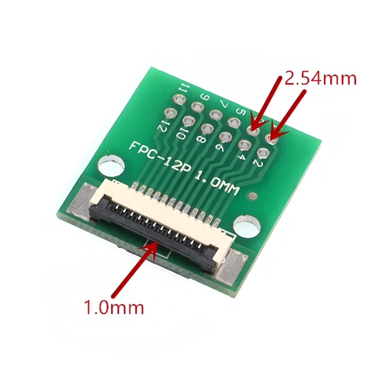 FPC FFC Flexible Cable Adapter Board 1.0mm Pitch Connector SMT to 2.54mm 4P/6P/8P/10P/12P/14P/16P/20P/24P/26P/30P
