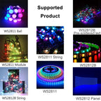 WS2811 WS2812B WS2813 WS2815 LED Pixels Strip Light Controller 3/4PIN USB/DC RF 14/17/21Keys LED Tape Remote Controller DC5-24V