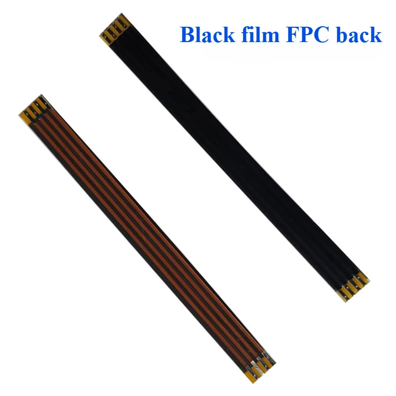 2Pcs 0.85mm/0.9mm/1.25mm Pitch 3/4/6/8/10/12/20/30P Solder Pad Via FPC Cable Pin Gold Plating   Wire Connector Cable Connector
