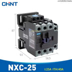 CHINT NXC- 09 12 18 25 32 38 CJX2 LC1D NXC Magnetic AC Contactor AC24V 36V 110V 220V 380V 9A 12A 18A 25A 32A LC1 LC1N