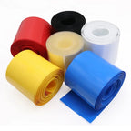 2/5/10/50m Width 85mm PVC Heat Shrink Tube Insulated Film Wrap Protection Case Wire Cable Sleeve Lithium Battery 18650 Pack