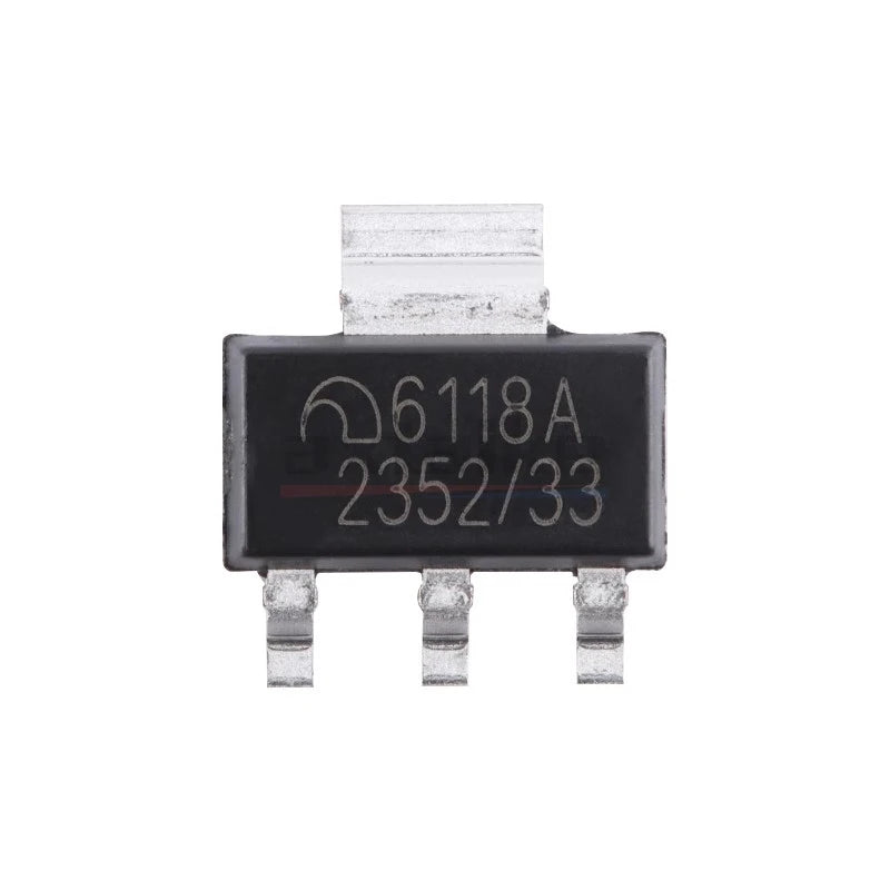 20PCS ME6118A 3.3V 5V SOT-223 ME6118A33B3G ME6118A50B3G 3V3 6118A ME6118 1A Adjustable Voltage High Speed LDO Regulators SMD IC