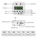 CN101A LCD Time Switch 12V 24V 110V 220V Time Relay Street Lamp Billboard Power Supply Timer