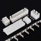 10sets JST XH2.54 2/3/4/5Pin Terminals Plastic Shell Male Plug + Female Socket Wire Connector XH 2.54 2P 3P 4P 5P 6P 8P 10P 12P