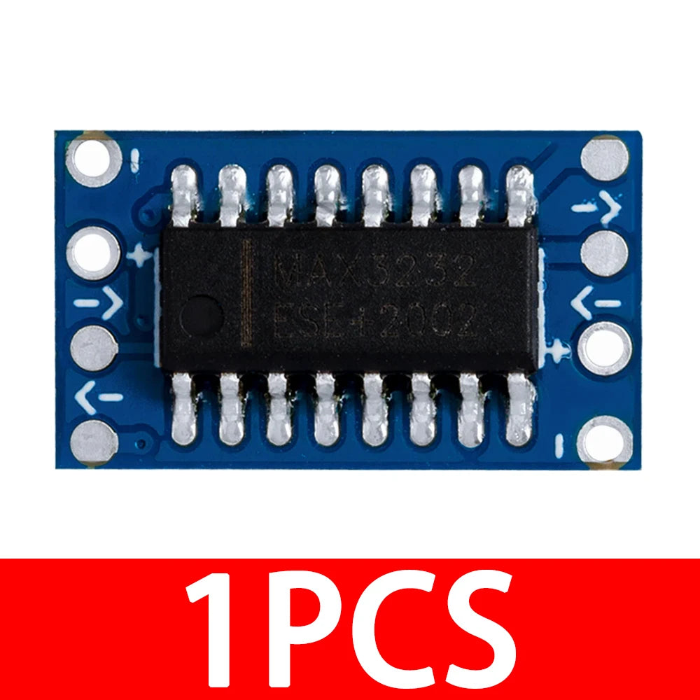 1-10PCS MAX3232 RS232 to TTL Converter Module Industrial Level Shifter Board for Arduino MCU Dropshipping EGBO
