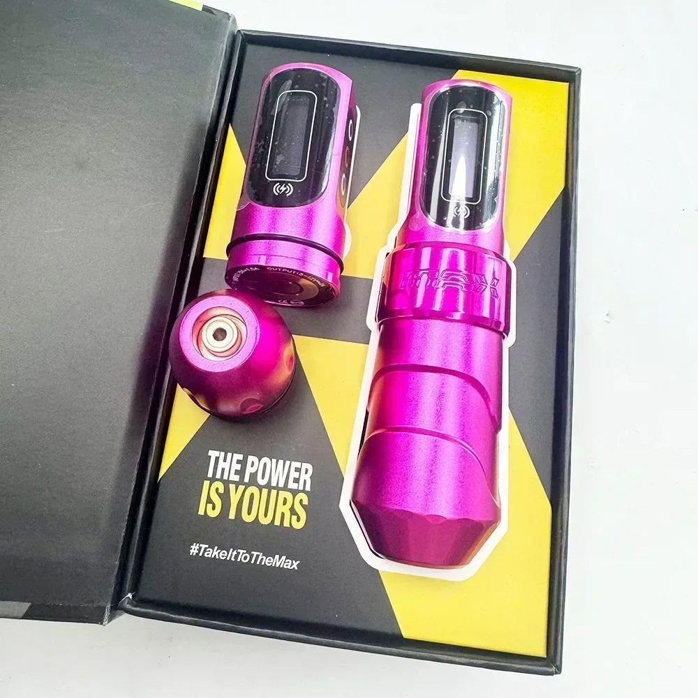For FK Iron Flux Max New Style Popular Professional Wireless Rotary Tatoo Machine Pen 3.5mm,4.0mm,Stroke Art Home
